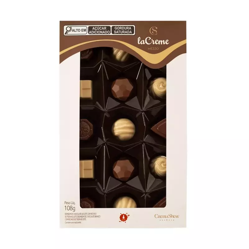 Caixa Mini Show laCreme Sortido 108g