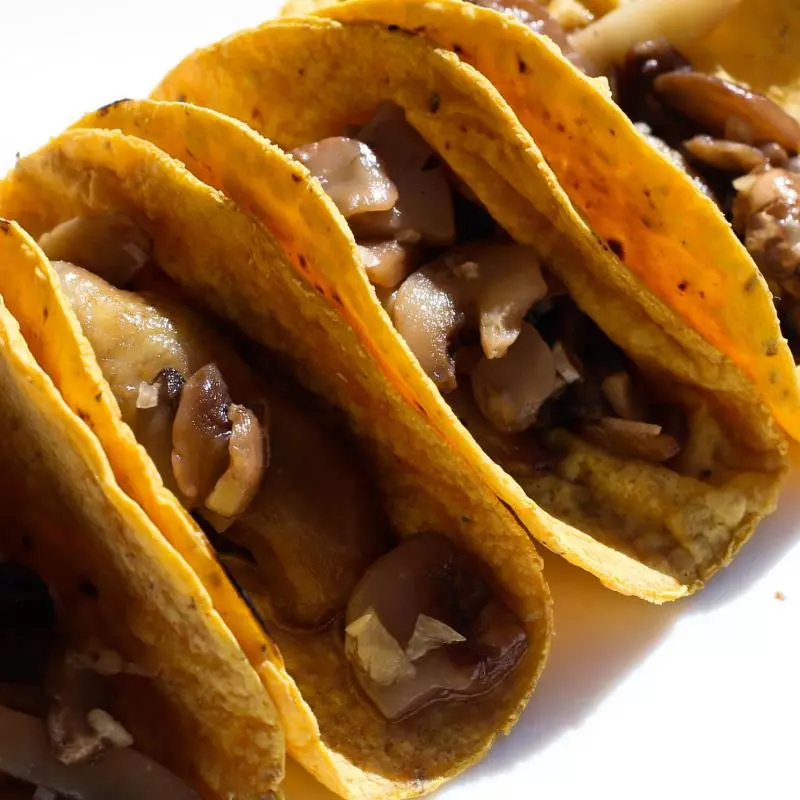 Taco de Champignon grelhado no Alho