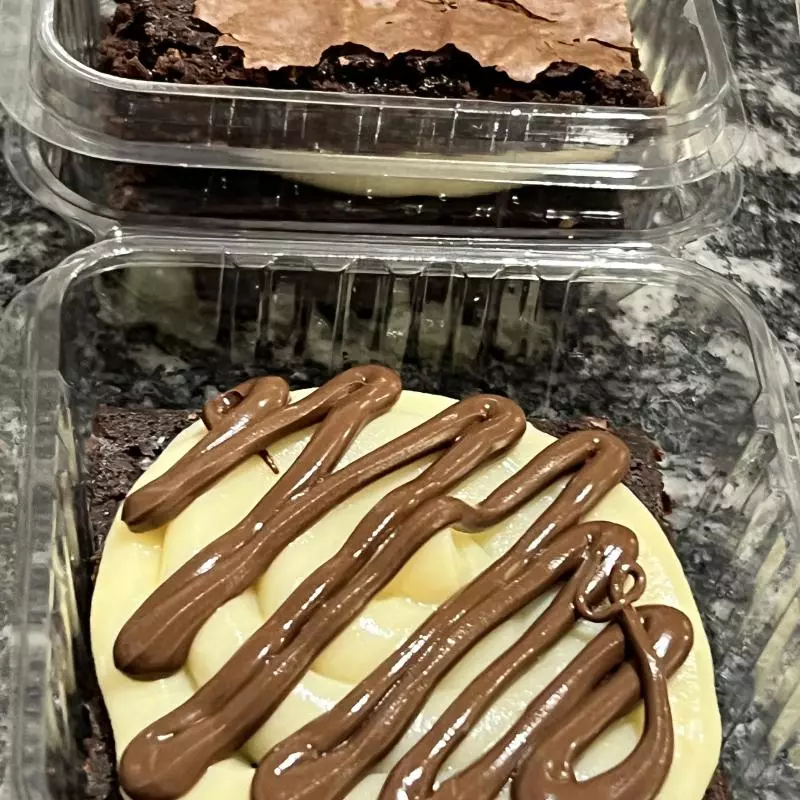 Sanduba Brownie Ninho com Nutella
