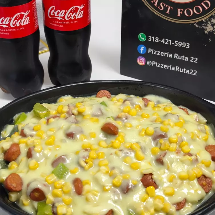 Salchi maiz gratinado