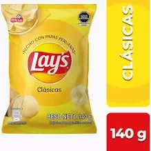 PAPAS LAYS CLASICAS X 140 G