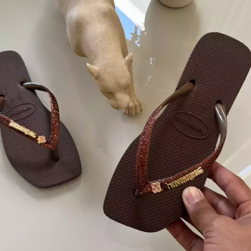 Fem gliter sant marrom