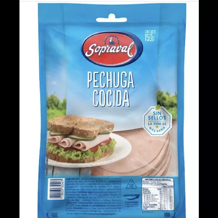 Pechuga de pavo Cocida sopraval