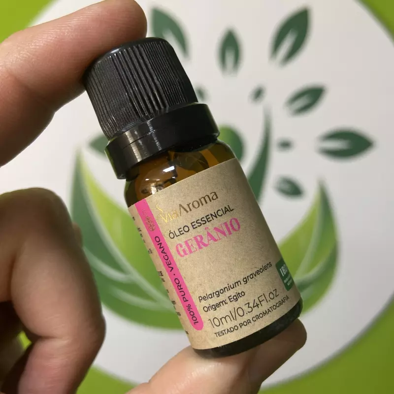 Óleo essencial gerânio
