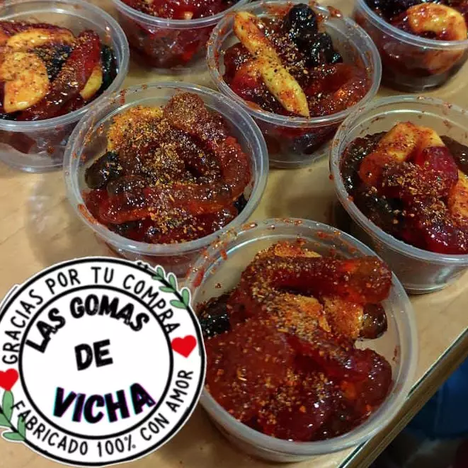 Gomitas con chamoy