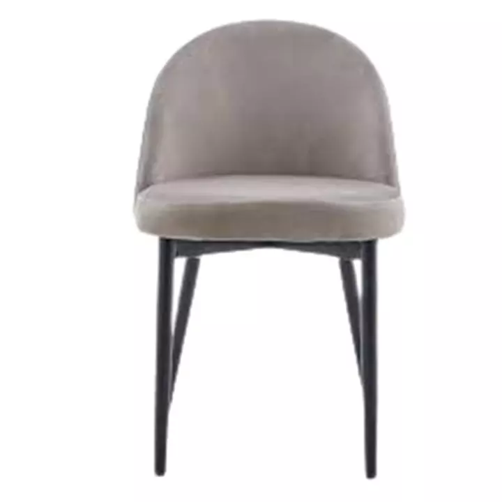 Silla Tapizada Sybil base negra GO