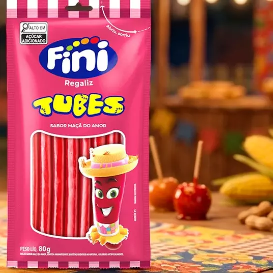 Fini Tubes Maça Do Amor 80g