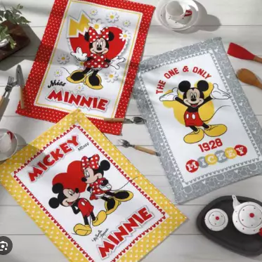 Panos de Prato Minney e Mickey