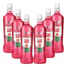 GIN ASKOV MORANGO 900ML