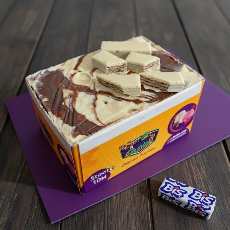 Sorvete Bis Branco 1 litro