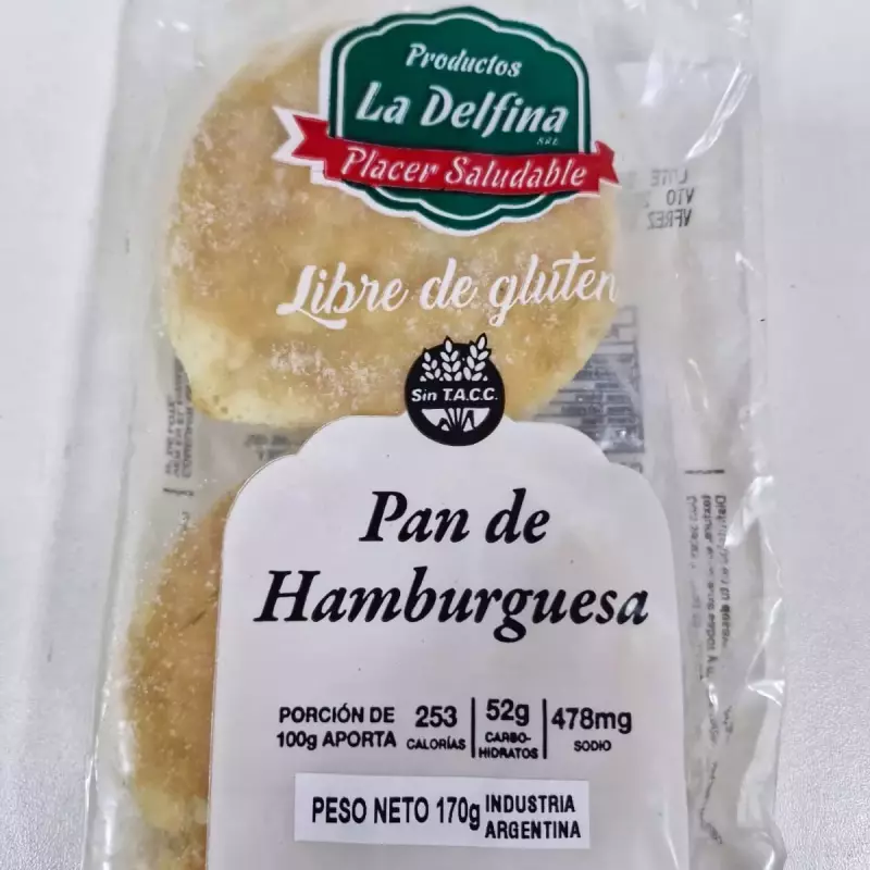 Pan de hamburguesa La Delfina