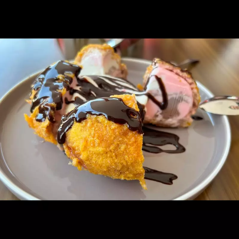 Tempura helado