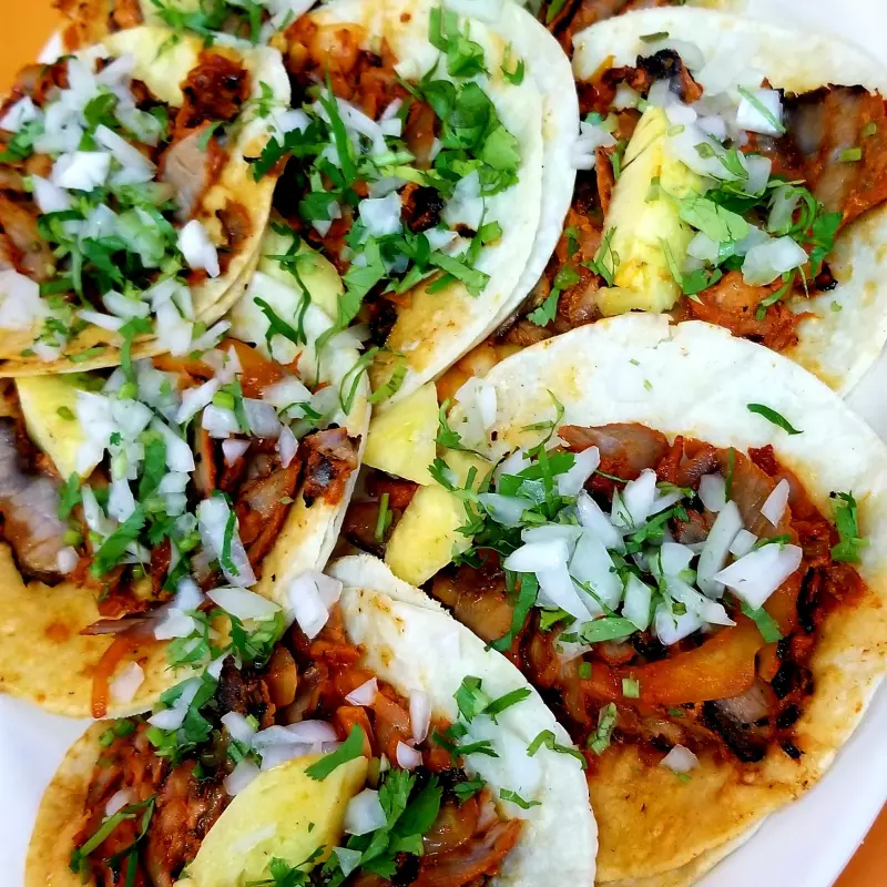 Orden de pastor 5 tacos