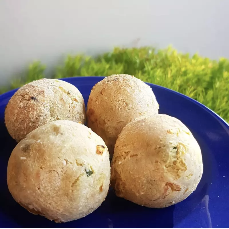 Bolinhos de batata doce com frango