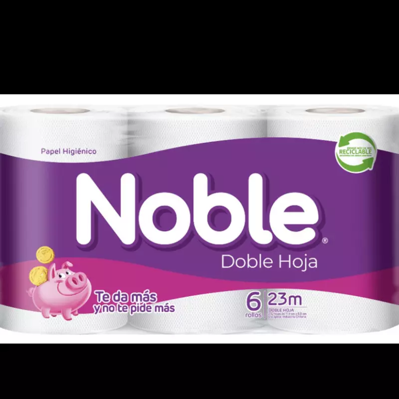 Papel higiénico noble 6x22metros