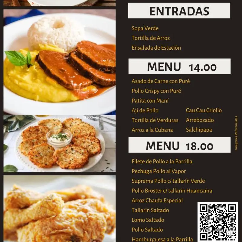Menú 18.00 soles