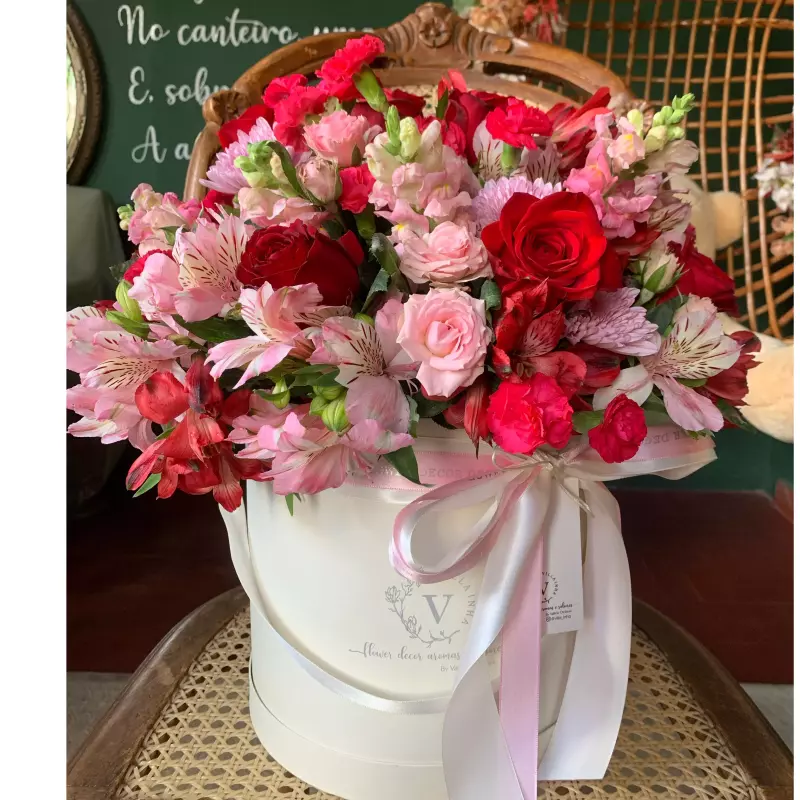 Box  Flower Luxo REDONDA GG