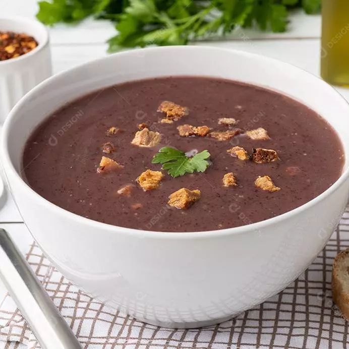 Caldo de Feijão com Bacon