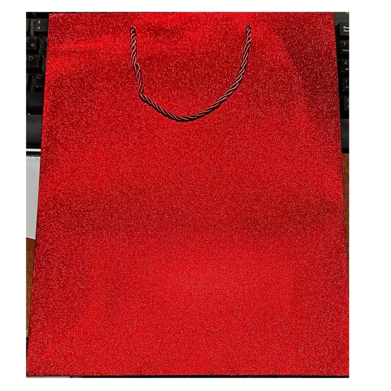FUNDA CUADRADA COLOR PLATEADO ROJO