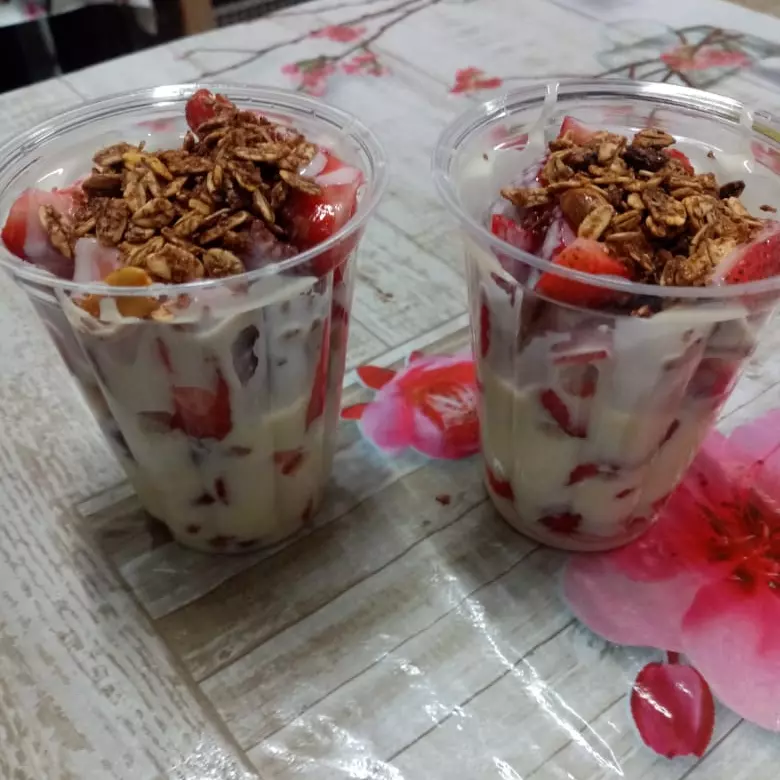 Fresas con crema