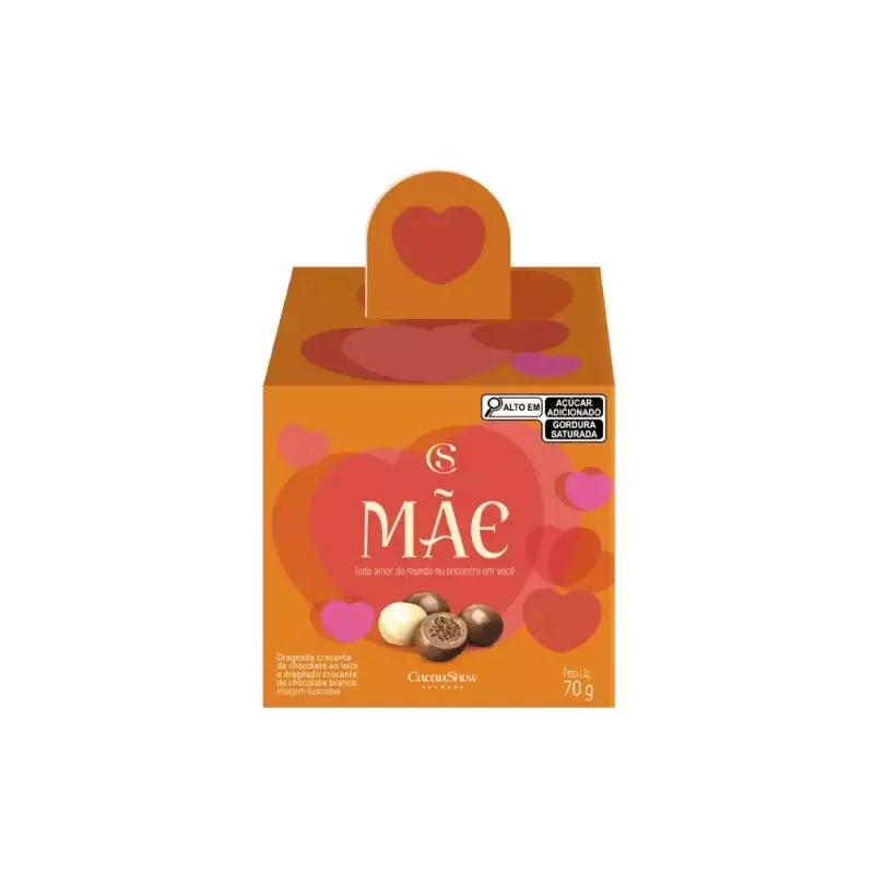 Mini Cubo com Drageados Mezzo 70g