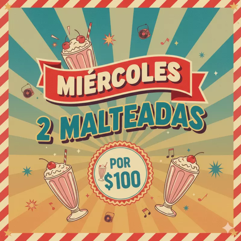 MIÉRCOLES DE 2 X $100