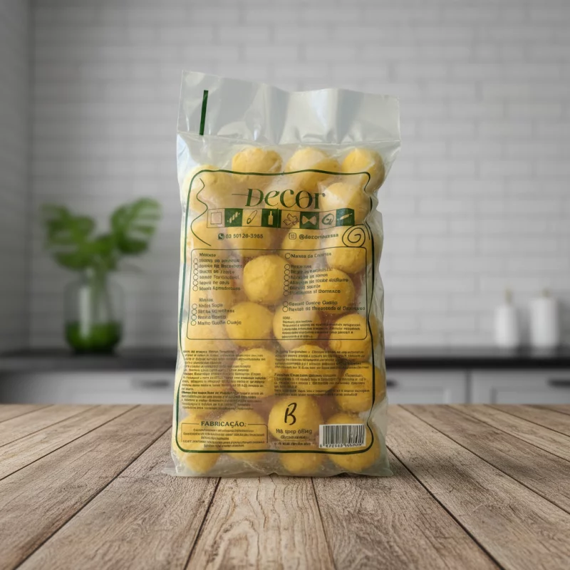 Nhoque de Bacon com mussarela