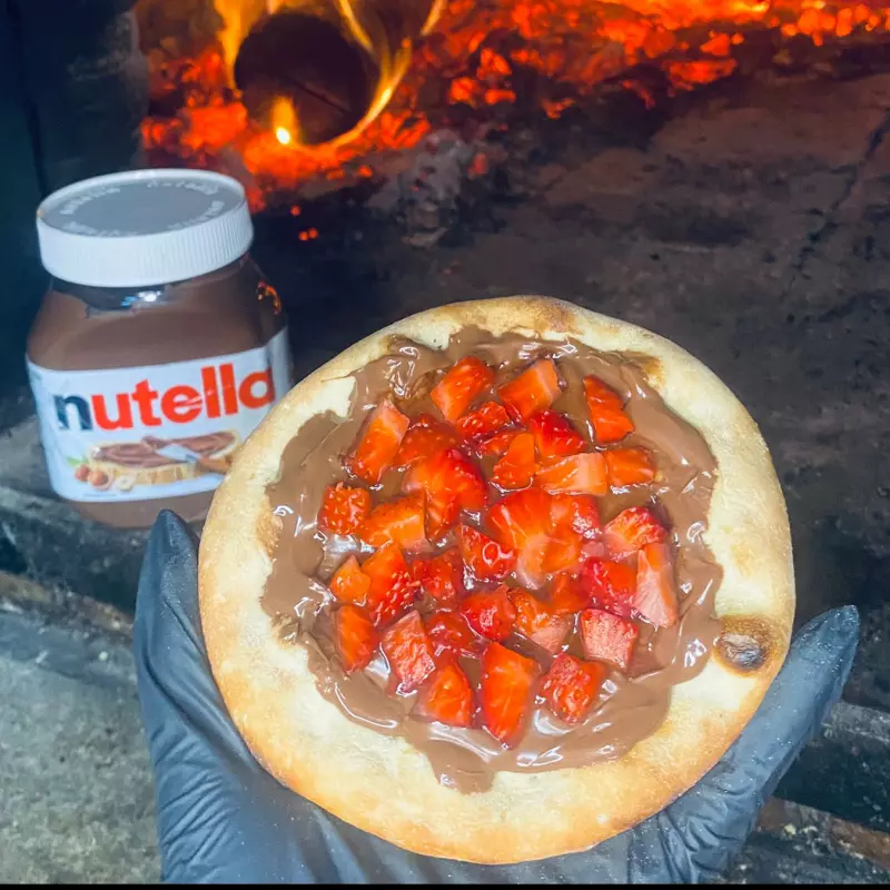 Nutella Com Morango