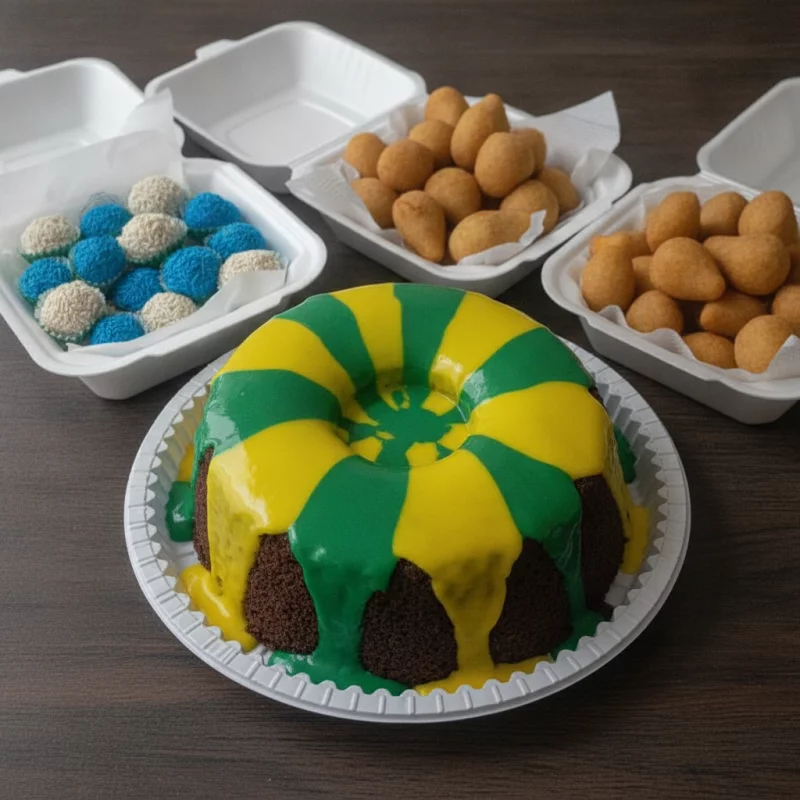 Vulcão 1kg ,50 coxinhas 20 doces