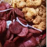 LINGUIÇA + FRANGO FRITO + OVO FRITO