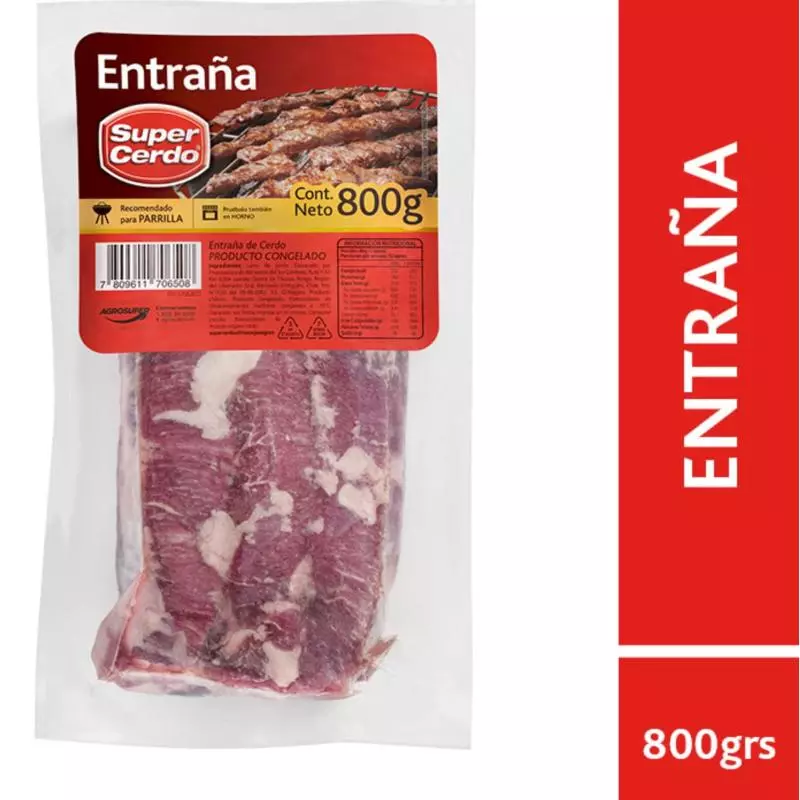 ENTRAÑA DE CERDO 800GR