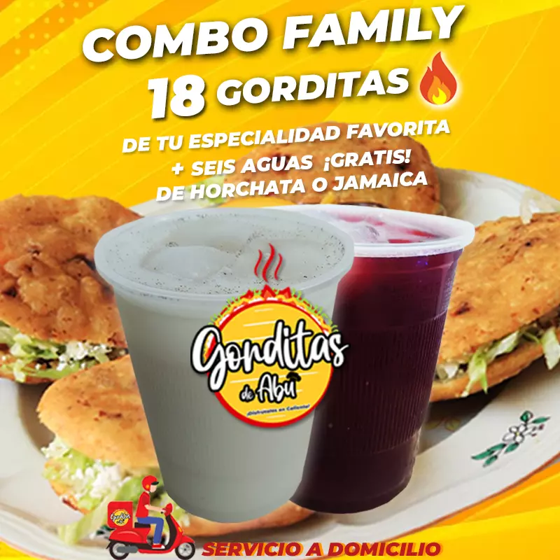 Combo Family  (18 pzas+ 6 aguas)