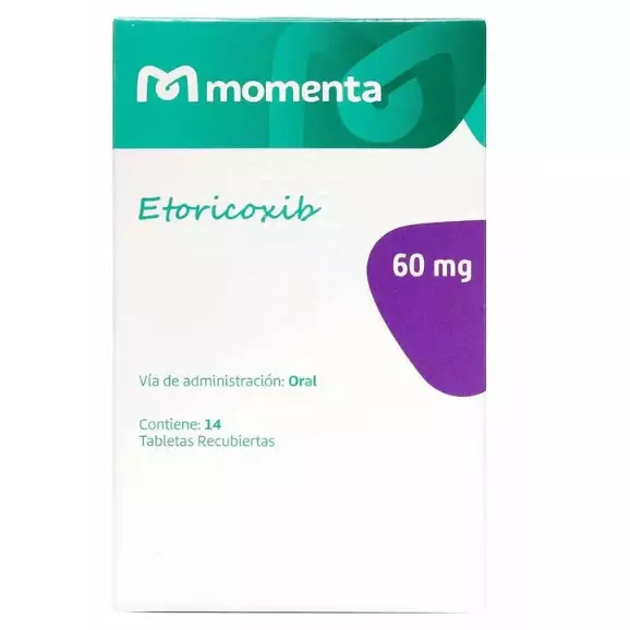 ETORICOXIB 60MG 14 TABLETAS