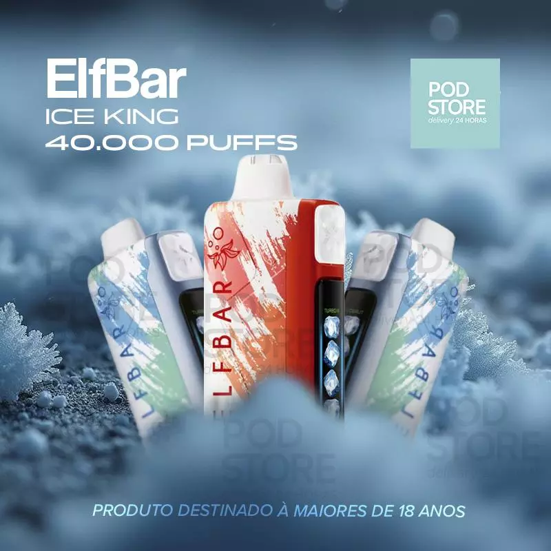 ELFBAR 40000 ICE KING (LANÇAMENTO) ❄
