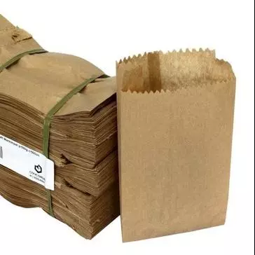 SACO MARROM PAPEL MIX N°3