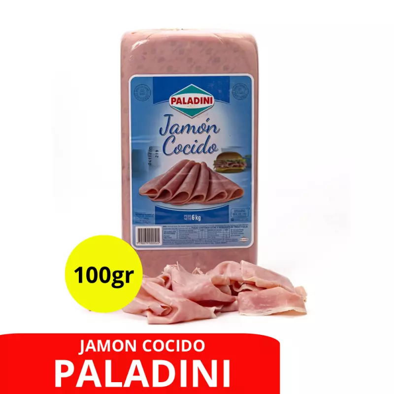 Jamón cocido 100gr PALADINI