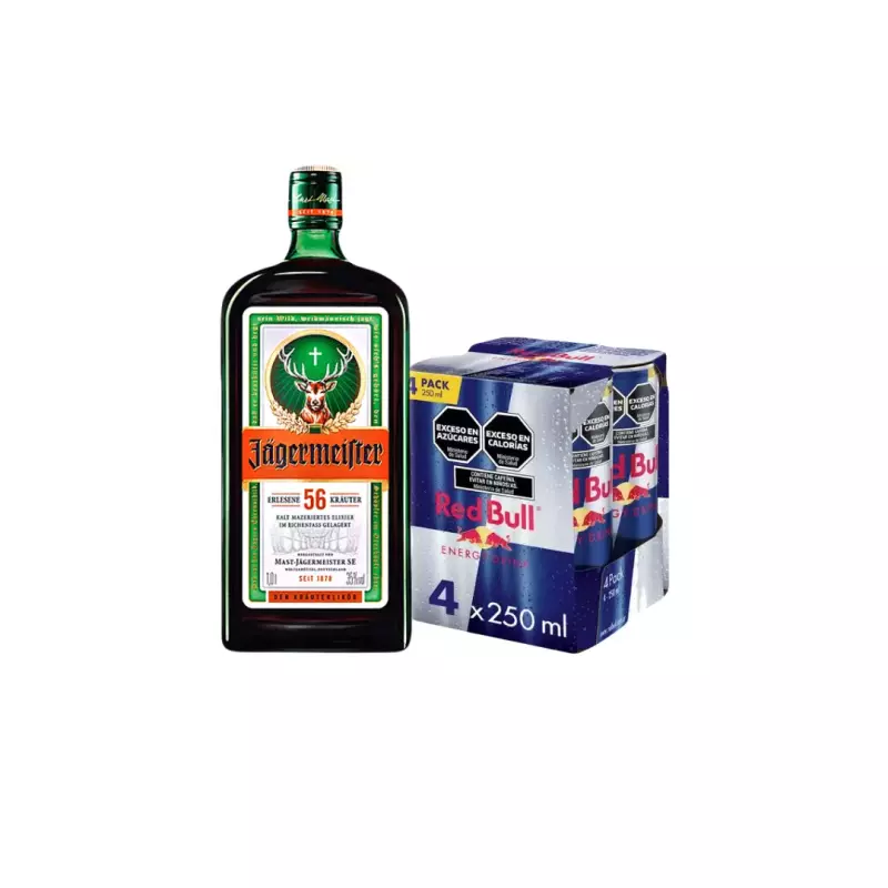 Combo Jager 3 red bull