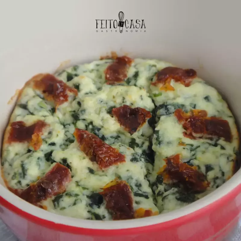 Torta de ricota e espinafre