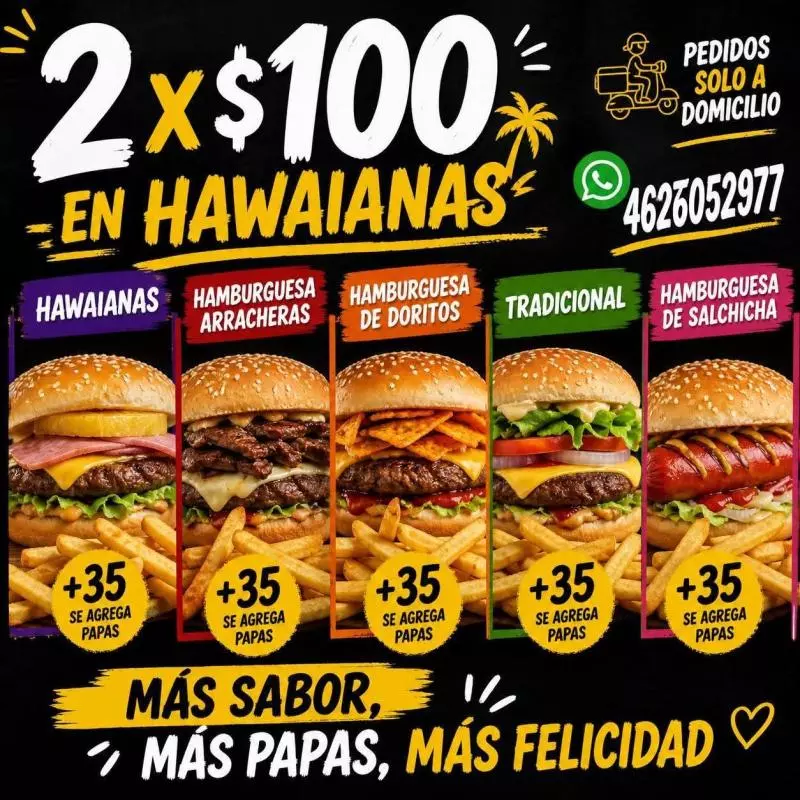 2 x 100 burger jumbo!!