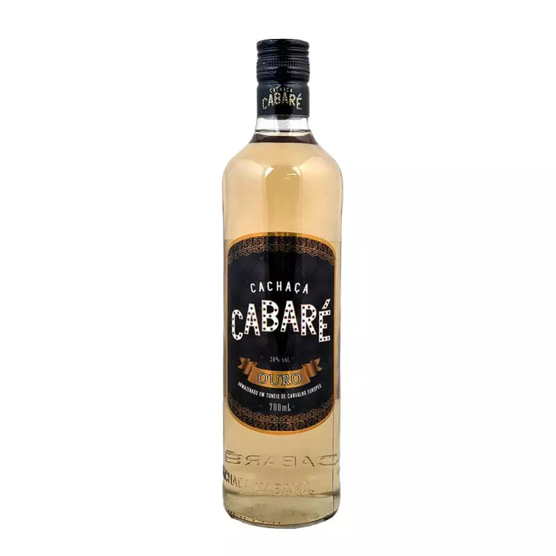 CACHAÇA CABARÉ Ouro 700 ML
