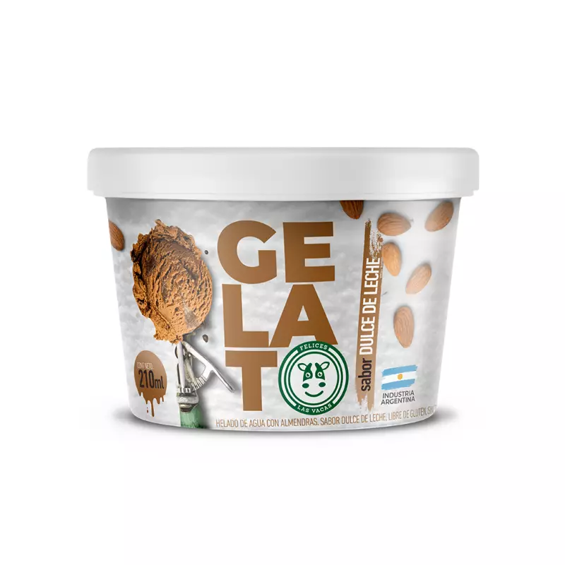 Helado dulce de leche Gelato