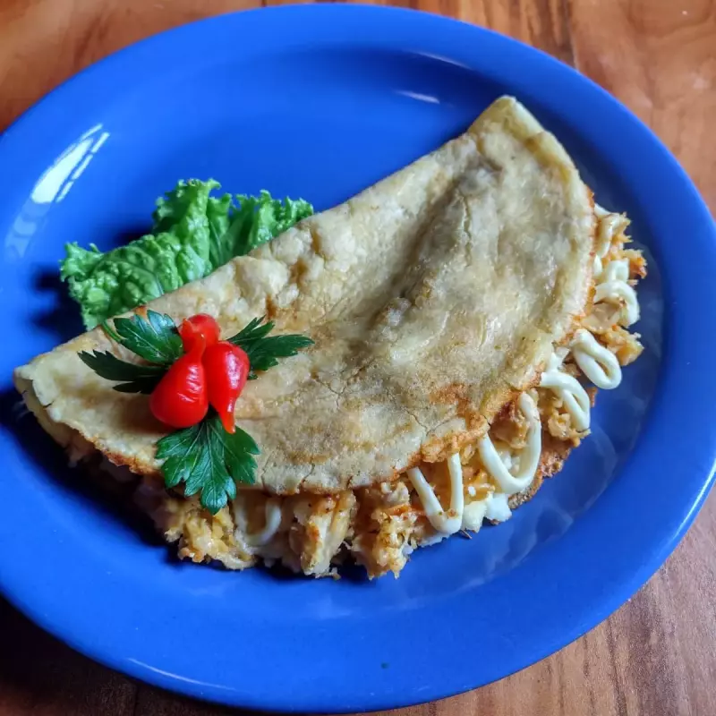 CREPIOCA FRANGO CATUPIRY