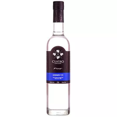 PISCO 4 GALLOS QUEBRANTA 750 ML