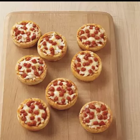 Mini pizzas de peperoni