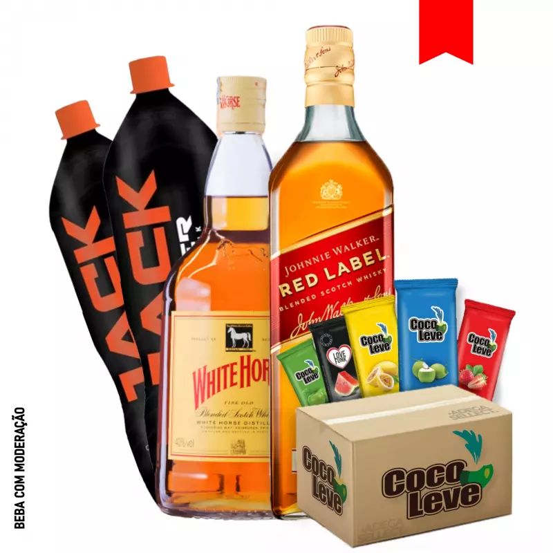Combo Red Label e White Horse 1L