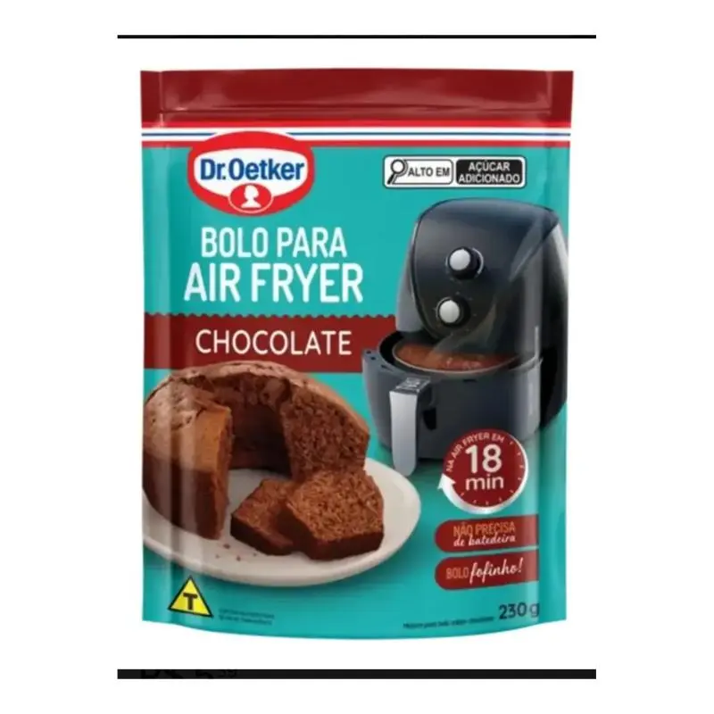 Massa de bolo sabor chocolate