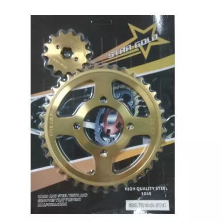 SET SPROCKET TVS100 39T14T ORO ST