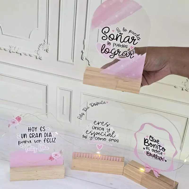 Acrílico Decorativo Mujer