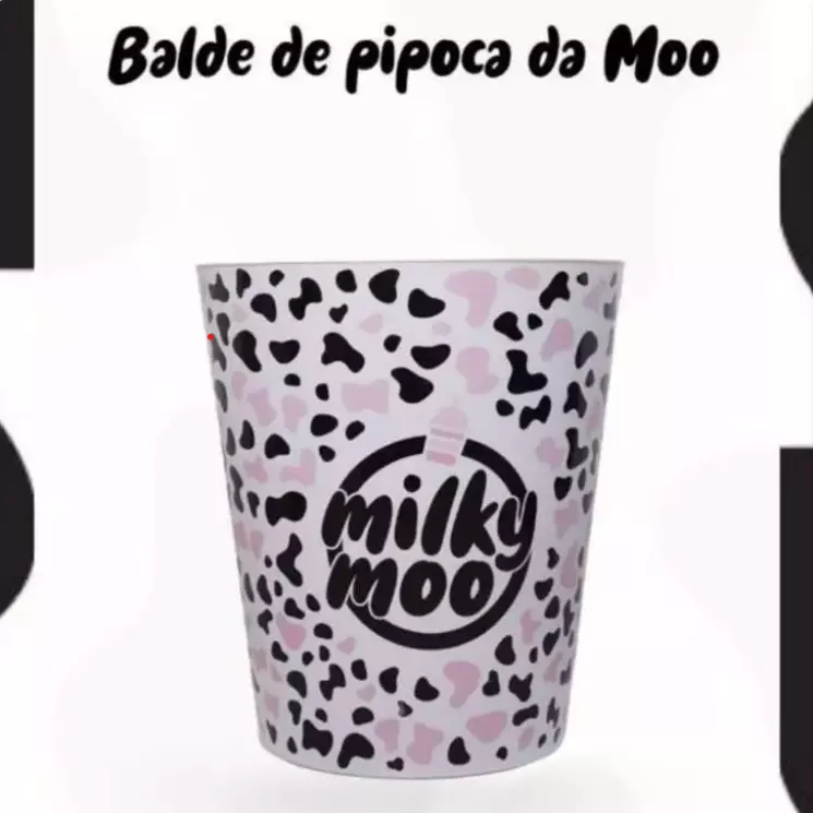 Balde de Pipoca Moo