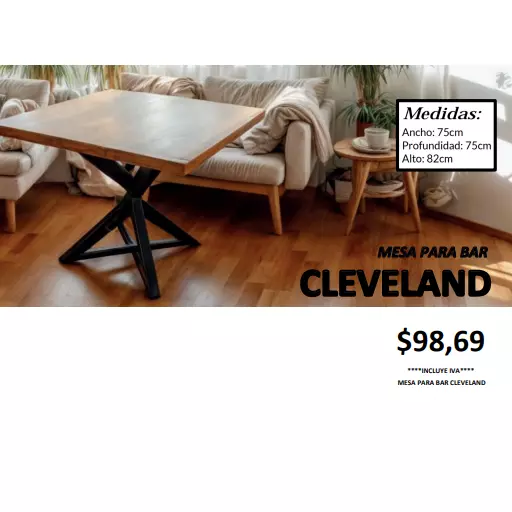 CLEVELAND MESA PARA BAR